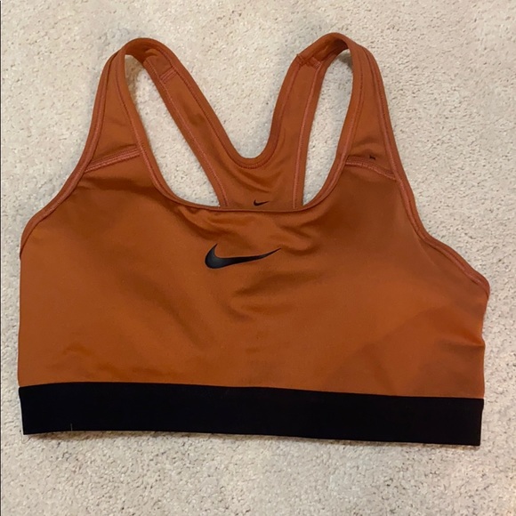 burnt orange sports bra
